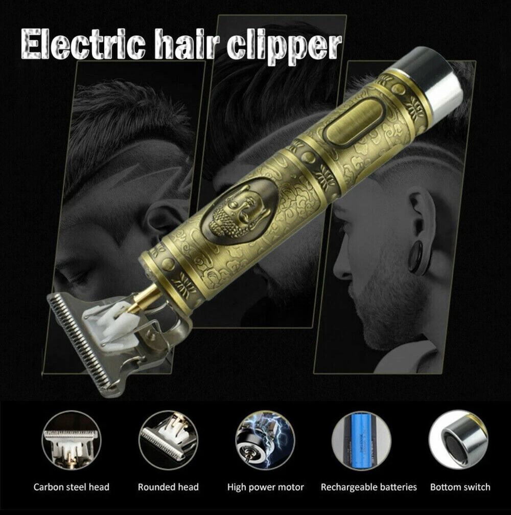 NIB NEW Kemei Buddha Cordless Hair Clippers Trimmer Shaver Clipper Cutting Beard